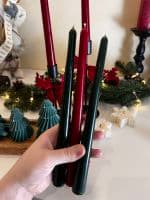 Столова свічка з бджолиного воску - мініатюра 2