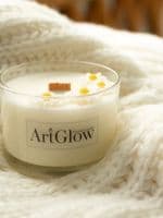 Свічка "Ромашки" - мініатюра 1